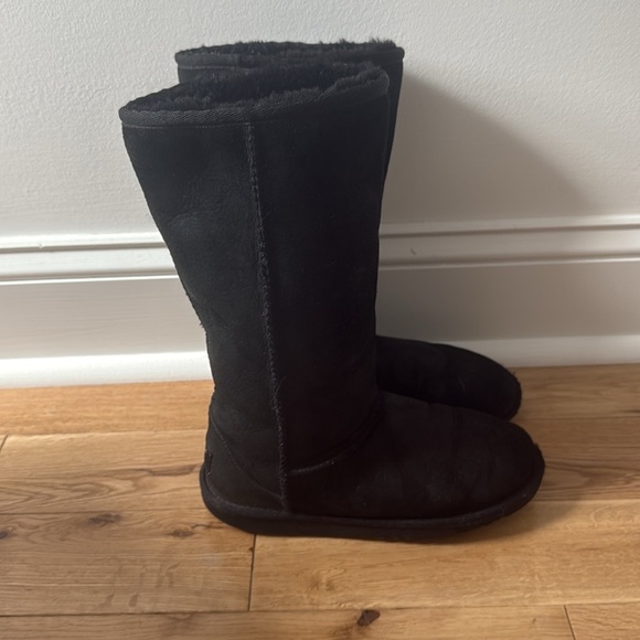 UGG Classic Black Tall Boots - Picture 3 of 4